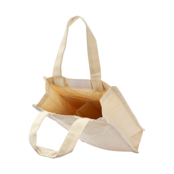 Bolsa 2 Botellas de Vino 100% Algodón, vista 2 - Bolsas de Algodón | MerchLAB