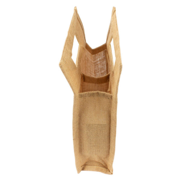 Bolsa de Yute 2 Botellas de Vino, vista 2 - Bolsas de Yute | MerchLAB