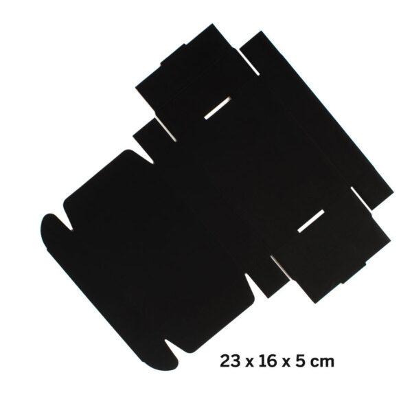 Caja autoarmable 23x16x5 cm, vista 2 - Packaging | MerchLAB
