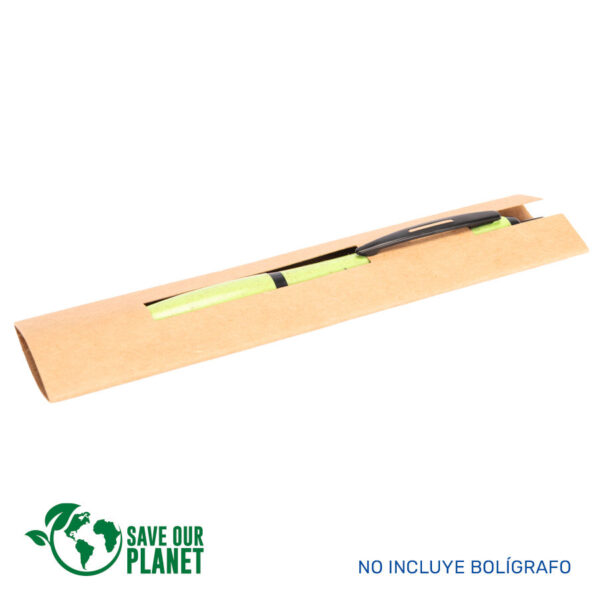 Estuche Porta-Lápiz o Bolígrafo, en cartón reciclado., vista 2 - Estuches | MerchLAB