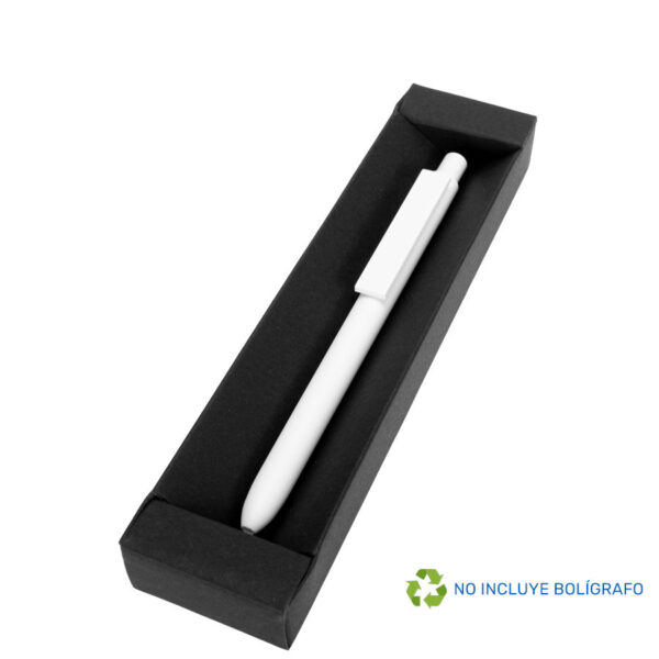 Estuche Porta-Lápiz o Bolígrafo, en cartón negro., vista 2 - Estuches | MerchLAB
