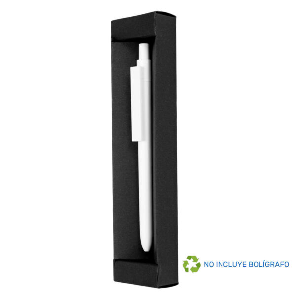 Estuche Porta-Lápiz o Bolígrafo, en cartón negro. 4 Estuche Porta-Lápiz o Bolígrafo, en cartón negro., foto 4 - Estuches | MerchLAB