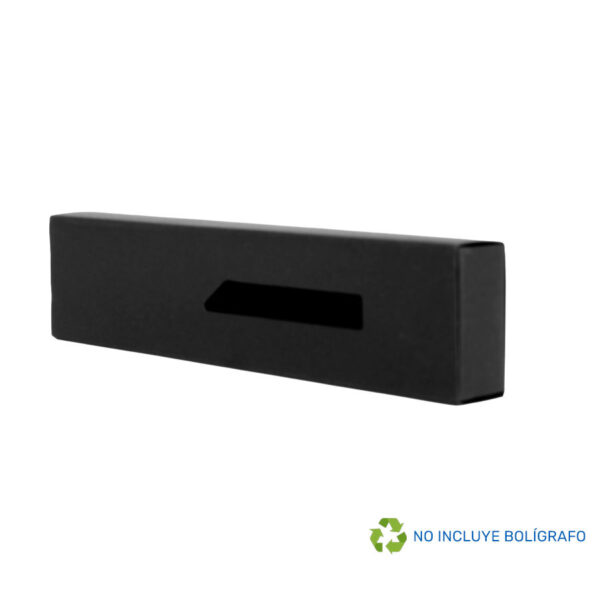 Estuche Porta-Lápiz o Bolígrafo, en cartón negro. - Estuches | MerchLAB