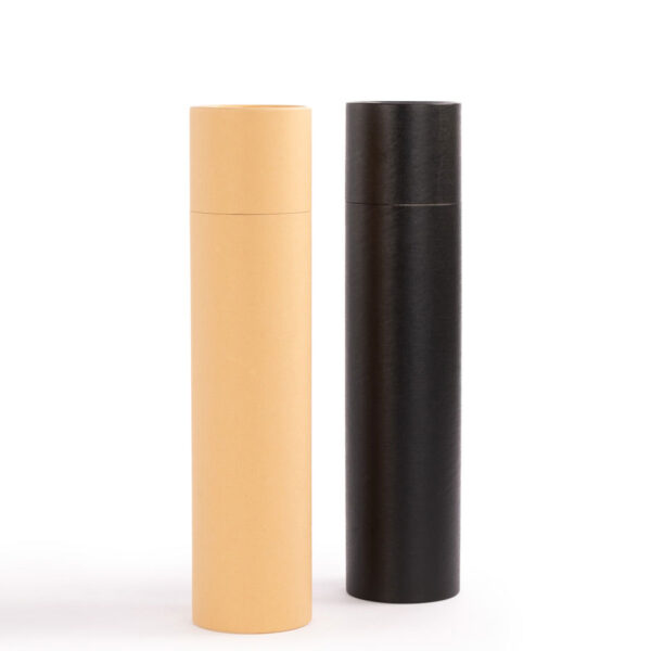 Caja tubular grande de cartón con tapa, para regalos. 2L, detalle - Packaging | MerchLAB