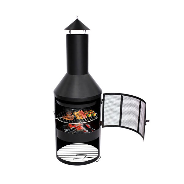 Chimenea "OREGON" para exteriores - Asado y Parrilla | MerchLAB