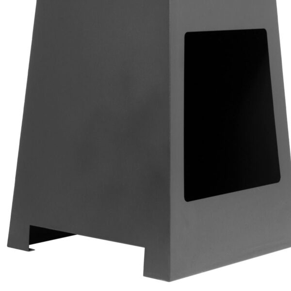 Chimenea "Nordic" para exterior, detalle - Asado y Parrilla | MerchLAB