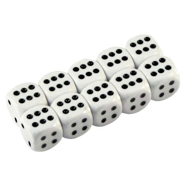 Dado Blanco, vista 2 - Infantiles y Juegos | MerchLAB