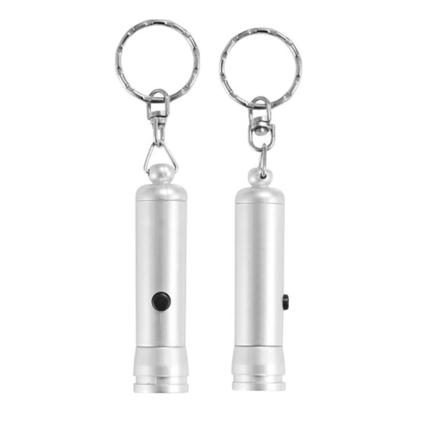 Llavero Linterna plateada LED - Llavero Linterna | MerchLAB