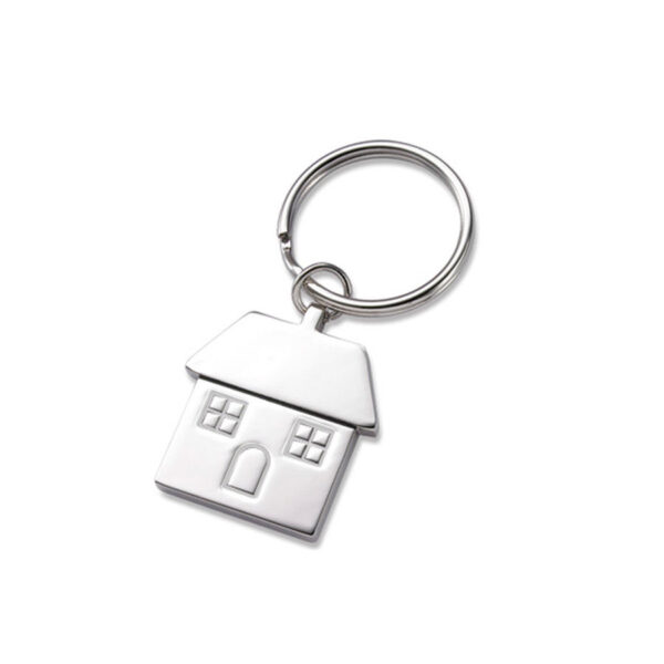 Llavero Metálico Casa, detalle - Llaveros Metálicos | MerchLAB