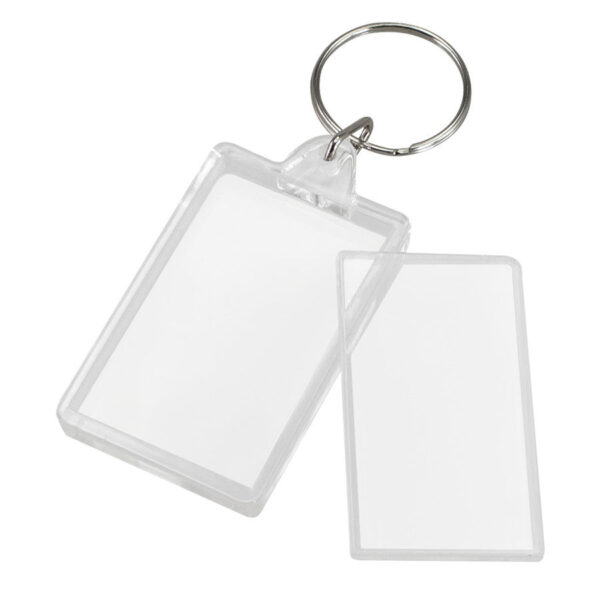 Llavero con Porta-Foto Acrílico - Llaveros Corporativos | MerchLAB