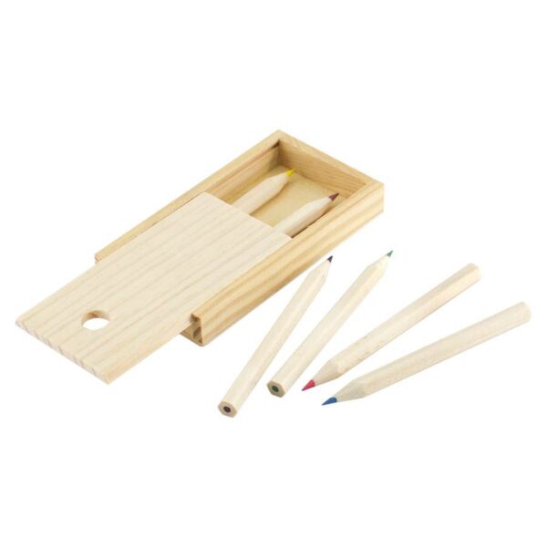 Set Lápices Colores Madera, detalle - Lápices Personalizados | MerchLAB