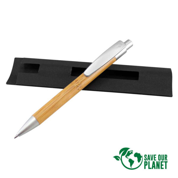 Bolígrafo de Bamboo, detalle - Bolígrafos Ecológicos | MerchLAB