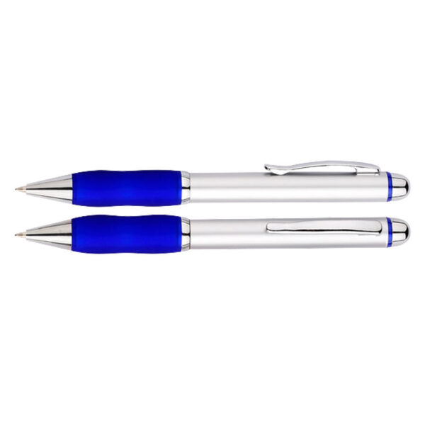 Bolígrafo Plástico Qasar Silver - Bolígrafos de Plástico | MerchLAB