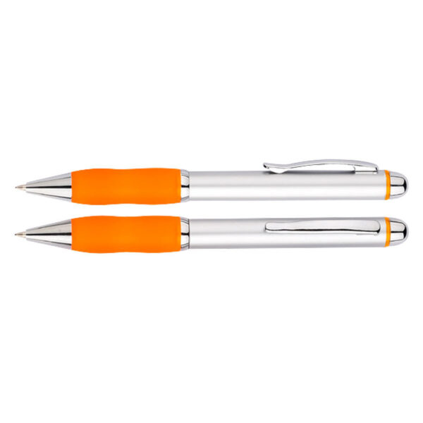 Bolígrafo Plástico Qasar Silver, detalle - Bolígrafos de Plástico | MerchLAB