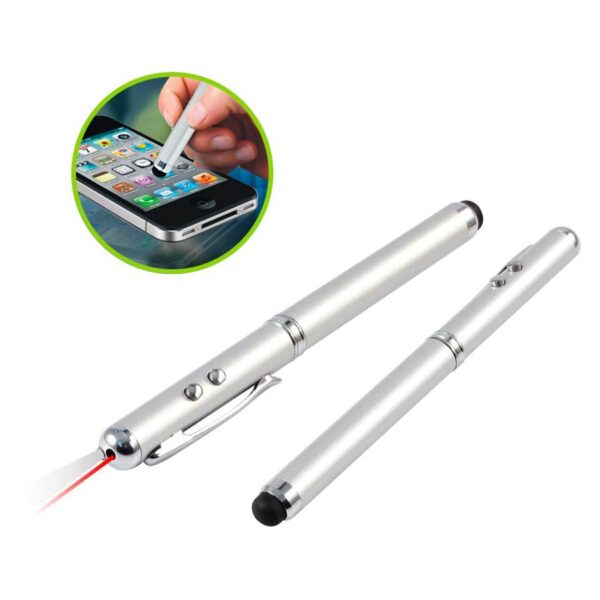 Bolígrafo 4 en 1 Touch-Screen, detalle - Bolígrafos TouchScreen | MerchLAB