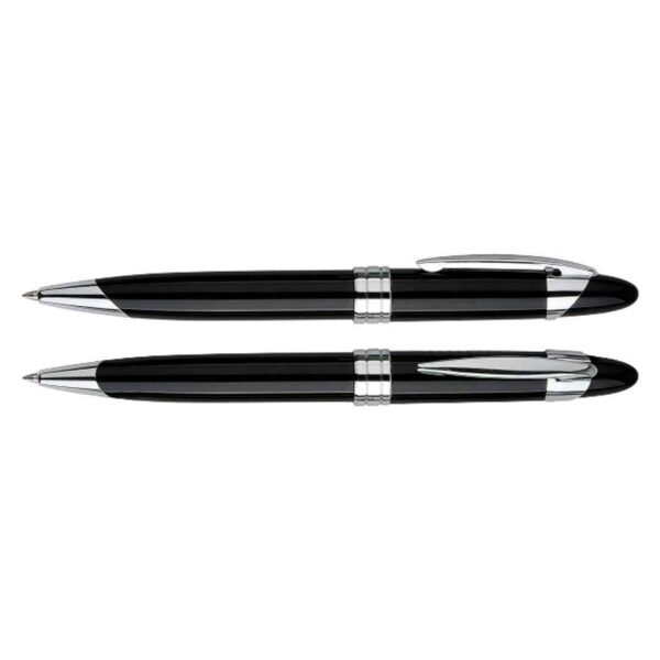 Bolígrafo Metálico Black Pearl, vista 2 - Bolígrafos Metálicos | MerchLAB