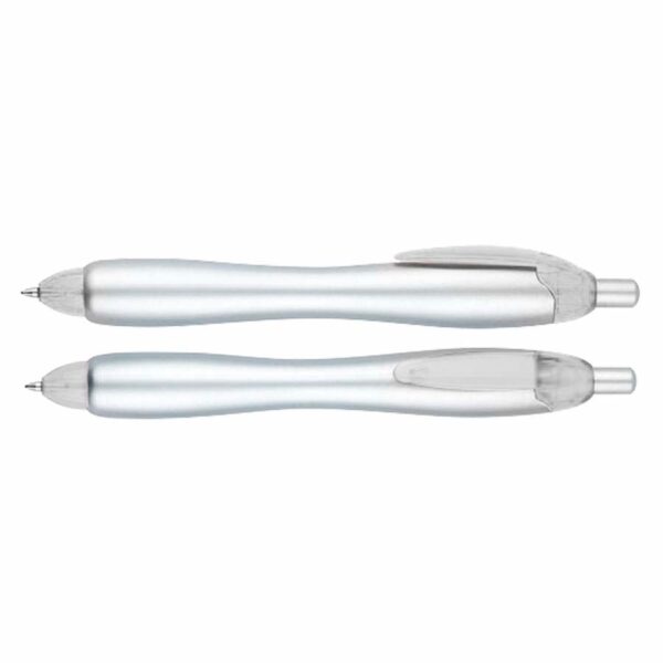 Bolígrafo Plástico Gordito Silver - Bolígrafos de Plástico | MerchLAB