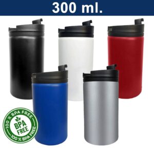 Mug Térmico Acero inoxidable Plástico M14, foto 6 - Tazones, Termos y Mugs | MerchLAB