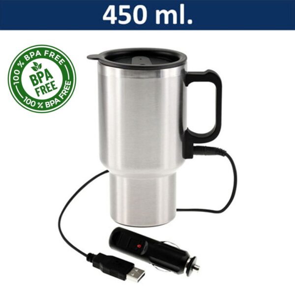 Mug Térmico Calentador para Automóvil M15, foto 4 - Artículos para Vehículo | MerchLAB