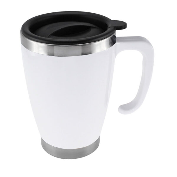 Mug de Acero Inoxidable 400cc, vista 2 - Tazones, Termos y Mugs | MerchLAB