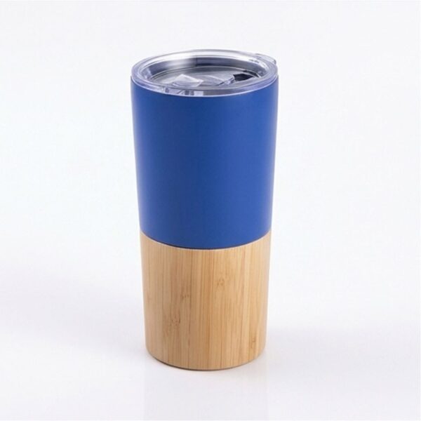 Mug Térmico Acero Inoxidable/detalles Bamboo M202, foto 4 - Tazones, Termos y Mugs | MerchLAB