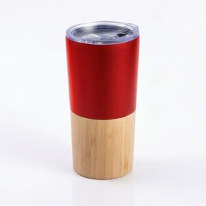 Mug Térmico Acero Inoxidable/detalles Bamboo M202, detalle - Tazones, Termos y Mugs | MerchLAB