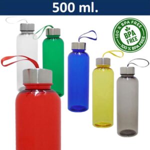 Botella Plástica con Cinta M27 - Botellas Plásticas | MerchLAB