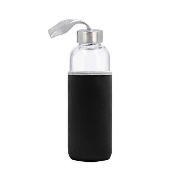 Botella Vidrio con funda M28, foto 4 - Botellas de Vidrio | MerchLAB