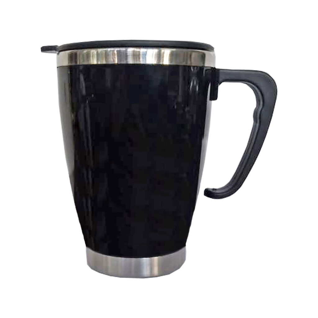 Mug Térmico Cónico Acero Inoxidable PVC M29 3 Mug Térmico Cónico Acero Inoxidable PVC M29, detalle - Tazones, Termos y Mugs | MerchLAB