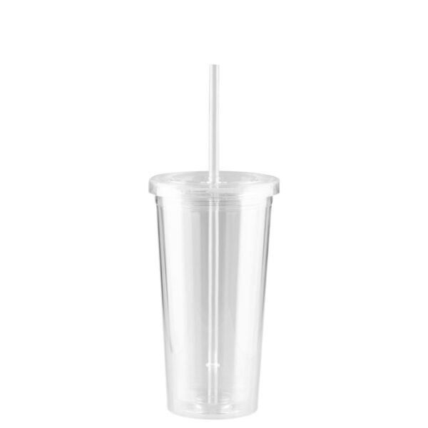 Vaso plástico doble pared aislante 600cc - Imagen 5