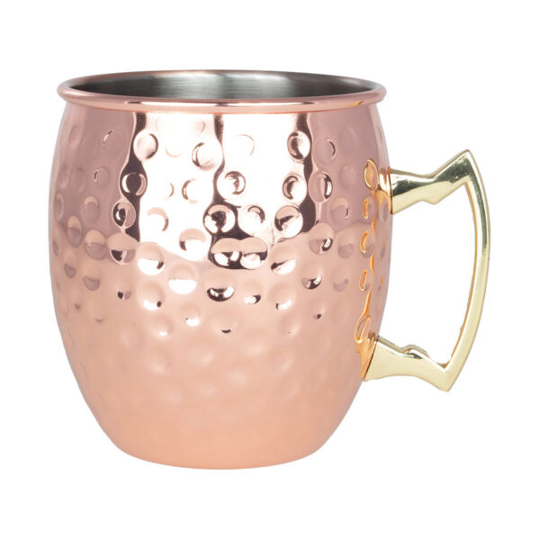Set "Moscow Mule" encobrizado 500cc. c/u, detalle - Tazones, Termos y Mugs | MerchLAB