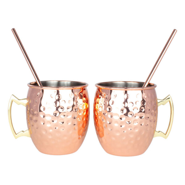 Set "Moscow Mule" encobrizado 500cc. c/u, foto 4 - Tazones, Termos y Mugs | MerchLAB