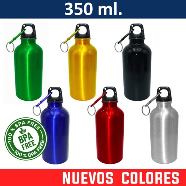 Botella Deportiva Aluminio M52, foto 7 - Botellas de Aluminio | MerchLAB