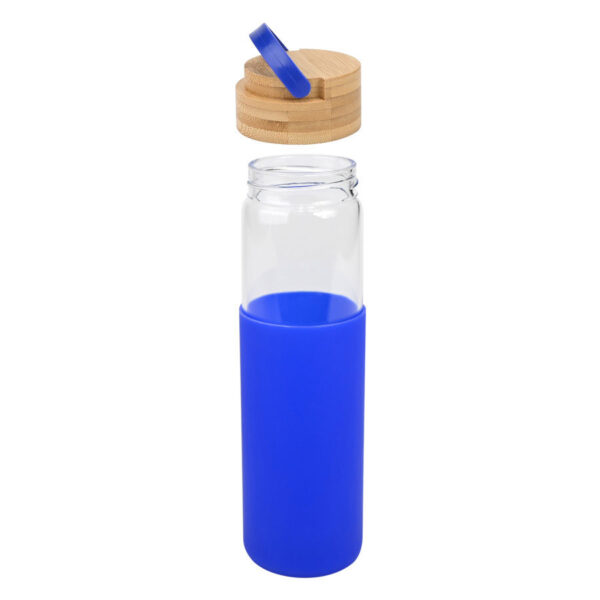 Botella de Vidrio con funda de silicona 600cc, vista 2 - Botellas de Vidrio | MerchLAB