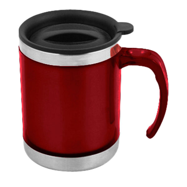 Mug de Acero Inoxidable 400cc, detalle - Tazones, Termos y Mugs | MerchLAB