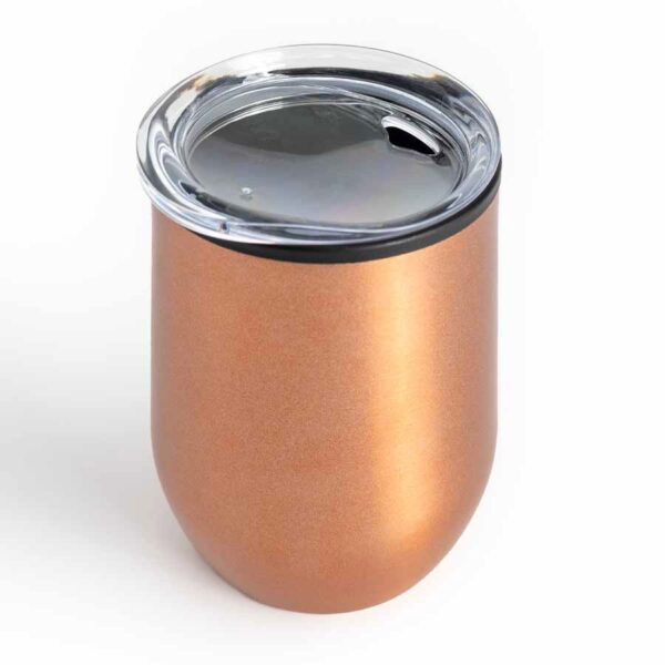 Mug metálico encobrizado 350cc, vista 2 - Tazones, Termos y Mugs | MerchLAB