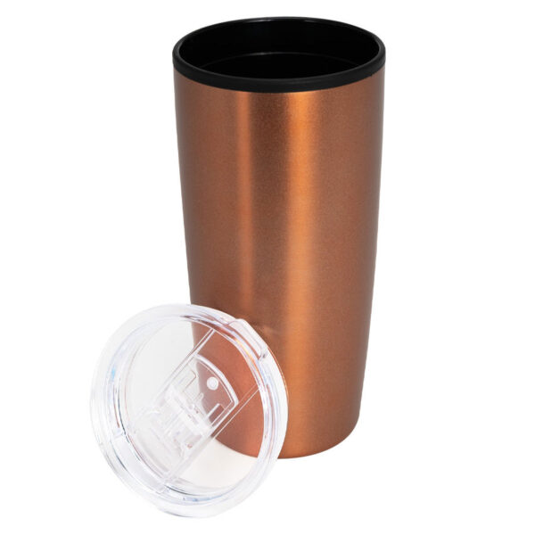 Mug metálico encobrizado 600cc, detalle - Tazones, Termos y Mugs | MerchLAB