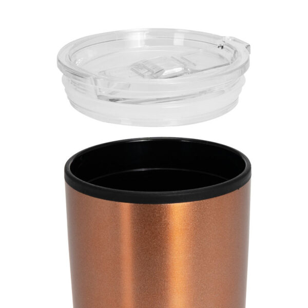 Mug metálico encobrizado 600cc, foto 4 - Tazones, Termos y Mugs | MerchLAB