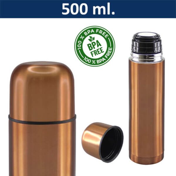 Termo Acero Inoxidable Color Cobre ( Pintado )   M61 - Imagen 7