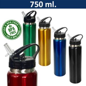 Botella Acero Inoxidable M63, vista 2 - Botellas de Acero Inoxidable | MerchLAB