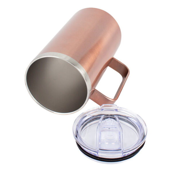 Mug metálico Encobrizado 700cc, vista 2 - Tazones, Termos y Mugs | MerchLAB