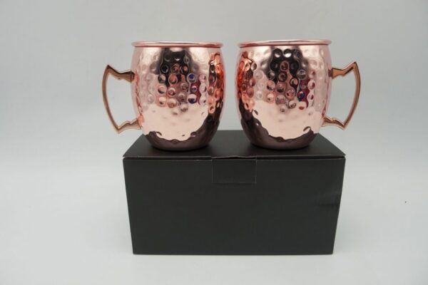 Set de 2 Mugs Encobrizados Martillados M76 - Imagen 8