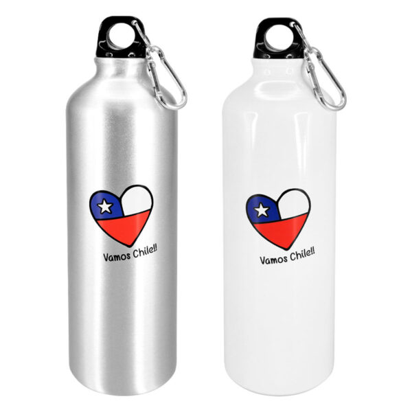 Sport Bottle Vamos Chile 800cc, foto 4 - Botella de Aluminio | MerchLAB