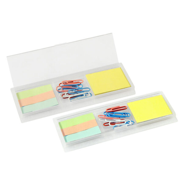 Porta Notas Adhesivas con Clips - Oficina y Escritorio | MerchLAB
