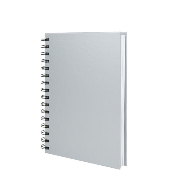 Cuaderno matemáticas tapa dura plateada. 4 Cuaderno matemáticas tapa dura plateada., foto 4 - Cuadernos Corporativos | MerchLAB