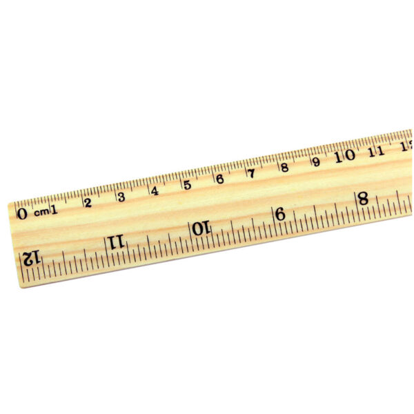 Regla de Madera 30 cm, vista 2 - Oficina y Escritorio | MerchLAB