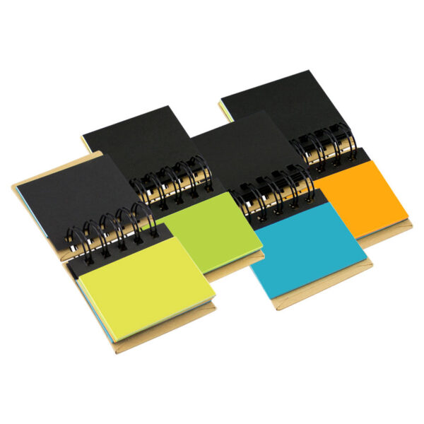 Sticky Set Ecológico con Tapa Dura, vista 2 - Oficina y Escritorio | MerchLAB