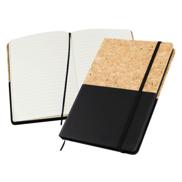Cuaderno Corcho/PU, detalle - Cuadernos Corporativos | MerchLAB