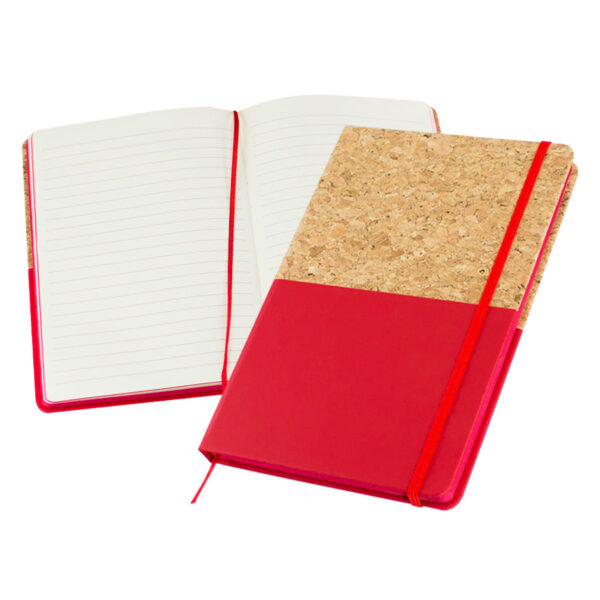 Cuaderno Corcho/PU, vista 2 - Cuadernos Corporativos | MerchLAB