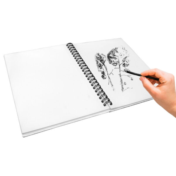 Cuaderno de Croquis (Croquera), vista 2 - Cuadernos Corporativos | MerchLAB